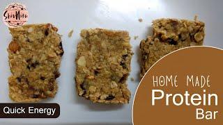 Homemade Protein Bar | Energy Bar Recipe | Best Protein Bar | How To Make Protein Bar At Home