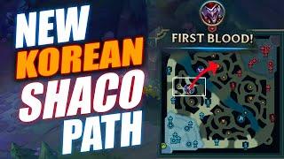 This Korean Challenger Shaco Player's New Path is INSANE