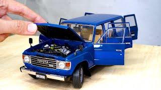 UNBOXING of Toyota Land Cruiser FJ60 1:18 Diecast Model - Adult Hobbies