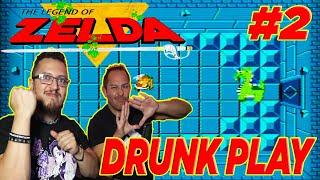 We Fight A Dragon! | The Legend Of Zelda (NES) | Drunk Play | #2 | Lets play, gameplay, Chris Evans