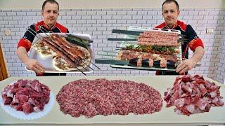 Turkish Lamb Shish Kebab Varieties and Dry Pita Recipe