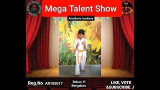 ROHAN.P./VOTE AR100017/ARTREFLECTS ACADEMY/MEGA TALENT SHOW/ONLINE CONTESTS