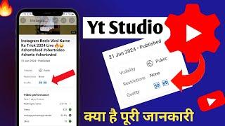 Yt Studio SD,HD,4K Kya Hai | Yt Studio Quality SD Kya Hai | Yt Studio Problem 