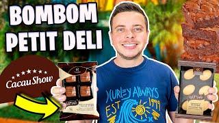 DICA PARA A PÁSCOA - BOMBONS CACAU SHOW DA LINHA PETIT DELI SABOR MIL FOLHAS E SABOR BROWNIE