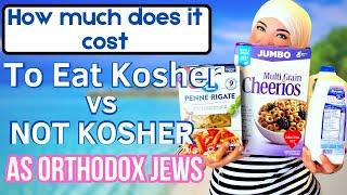 How Much Does it Cost to Eat Kosher vs Non Kosher As Orthodox Jews  | Frum It Up