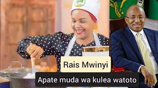 Mama Mariam Mwinyi asema hata  Rais Mwinyi atenge muda wa kukaa na watoto