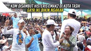 KDM DISAMBUT HISTERIS EMAK-EMAK DI KOTA TASIKMALAYA | GAYA IKI BIKIN NGAKAK