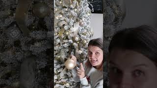 Fill gaps in your tree with a few large ornaments #christmastree #holidaywithyoutube