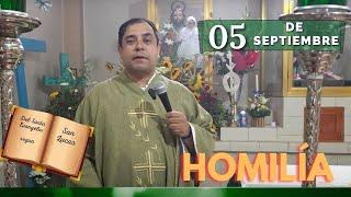 EVANGELIO DE HOY jueves 5 de septiembre del 2024 - Padre Arturo Cornejo