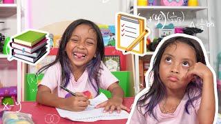 LEIKA AKHIRNYA BELAJAR!! DAPET BANYAK TUGAS SEKOLAH