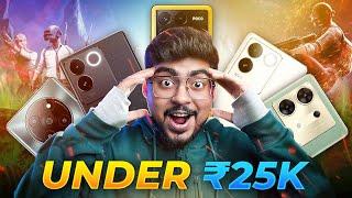 Top 5 Best GAMING Smartphone under ₹25,000 in 2024 | Best Mid-Range Flagship Phone Under Rs.25000