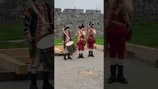 Reveille at #livinghistory  History Event at Fort Ticonderoga “For the Good of the King’s Service”