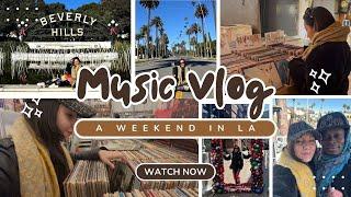 Music Vlog: Los Angeles trip, Ameoba Music, The Record Palour, LP Vinyl Bar, Car with no driver...