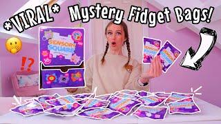 OPENING THE *VIRAL* MYSTERY 'SENSORY SQUARES' FIDGET BAGS!!⁉️ (MUST SEE!!) } Rhia Official