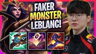 FAKER IS A MONSTER WITH LEBLANC! - T1 Faker Plays Leblanc MID vs Corki! | Season 2024