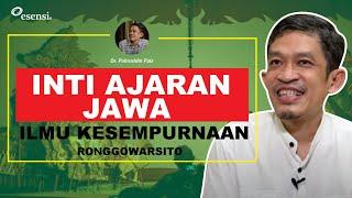 PEDOMAN HIDUP AJARAN JAWA - Ronggowarsito | Dr. Fahruddin Faiz - Ngaji Filsafat