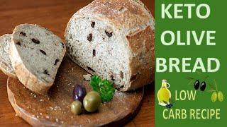 KETO OLIVE BREAD | Easy Low Carb Recipe 🫒