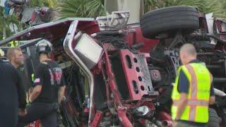 4 Delray Beach firefighters put on administrative leave after Brightline crash