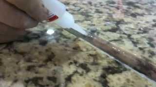 How to Seam Granite countertop Easy? Instantbond Glue/adhesive to Seam/Repair Granite