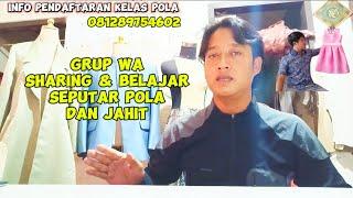 kelas pola dan jahit yudi setiawan #kursuspolaonline #kelaspolayudisetiawan #belajarpola