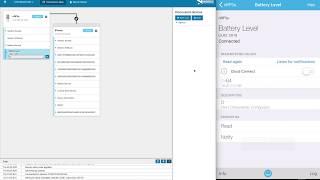 How to use nRF52840 USB Dongle and nRF Connect for emulating a BLE peripheral