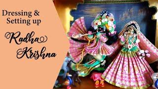 Dressing and Setting of Radha Krishna Deities