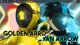 Cyan Arrow's origin (GOLDEN ARROW vs RED ARROW - THE FINAL FIGHT) Roblox Strongest Battlegrounds