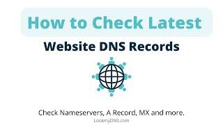 How to Check DNS records of your website - LookmyDNS com