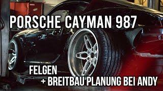 LEVELLA | Porsche Cayman 987 - Felgen + Breitbau Planung bei Andy