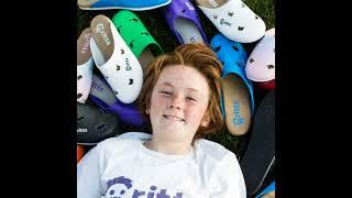 At age 11 Carter Waugh hits Kickstarter soon with his clever Critts shoes