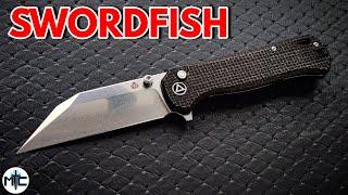 QSP Swordfish Button Lock Folding Knife - Overview and Review