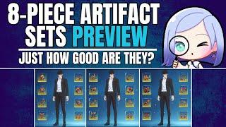 NEW 8-Piece Artifact Sets Preview. Just how good are they?? | Solo Leveling: Arise