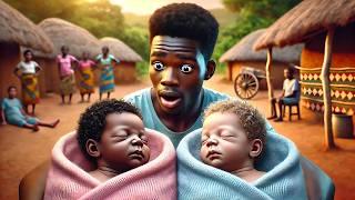 My WIFE Gave Birth To Twins, One White And The Other Black What i Discovers #AfricanTale #Tales