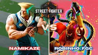 Namikaze (Guile) vs Robinho_fgc (Kimberly) Ranked Match Set. (Street Fighter 6 Open Beta)