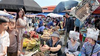 Chợ phiên Bắc Hà bán toàn đồ lạ - Đồ Rừng - Dược Liệu - Du khách tranh nhau mua đông như chảy hội !