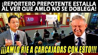 ¡BOMBAZO! REPORTERO NO SE ESPERABA ESTO; AMLO NO SE DETUVO ¡PALACIO EN LLAMAS!