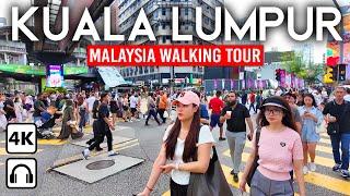 KUALA LUMPUR, Malaysia  Skyscrapers, Markets & Culture | 4K Walking Tour
