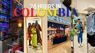 24 HOURS IN COLOMBIA! LUXURY shopping| street food| night life + shopping haul