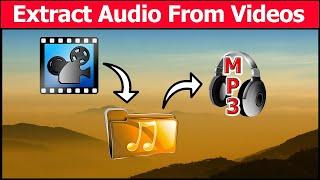 How to extract audio from video files | Create MP3s from videos, rip music from a video file