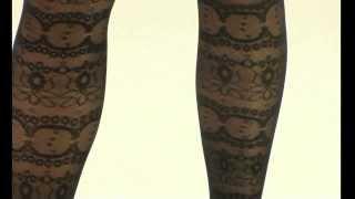 UK Tights - Pretty Polly Enchanting Banded Lace Tights