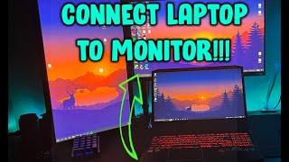 How To Connect External Monitor To A Gaming Laptop