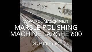 marble polishing machine dalprete 1+8 600 used