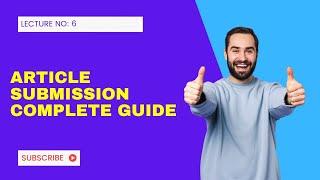 How to do article submission backlinks? | Article Submission Kya Hai? | Lecture No: 6