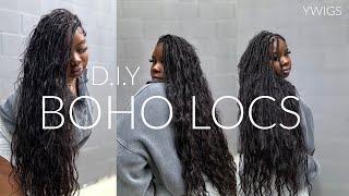  Easy D.I.Y BOHO Locs Ft. YWIGS