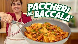 PACCHERI AL BACCALÀ Ricetta Facile - Fatto in Casa da Benedetta