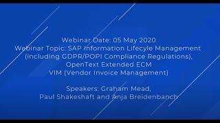 Proceed SAP Data Management with ILM & OpenText xECM