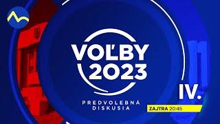 Voľby 2023 - zajtra v v pondelok 25.9. o 20:45 na TV Markíza - 4. predvolebná debata