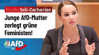 Junge AfD-Mutter zerlegt grüne Feministen! – Enxhi Seli-Zacharias (AfD)