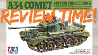 Tamiya A34 Comet British Cruiser Tank Scale Model Review #tamiya #ww2 #scalemodel