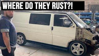 Volkswagen T4 Van Rust Guide - Where do they rust?!
